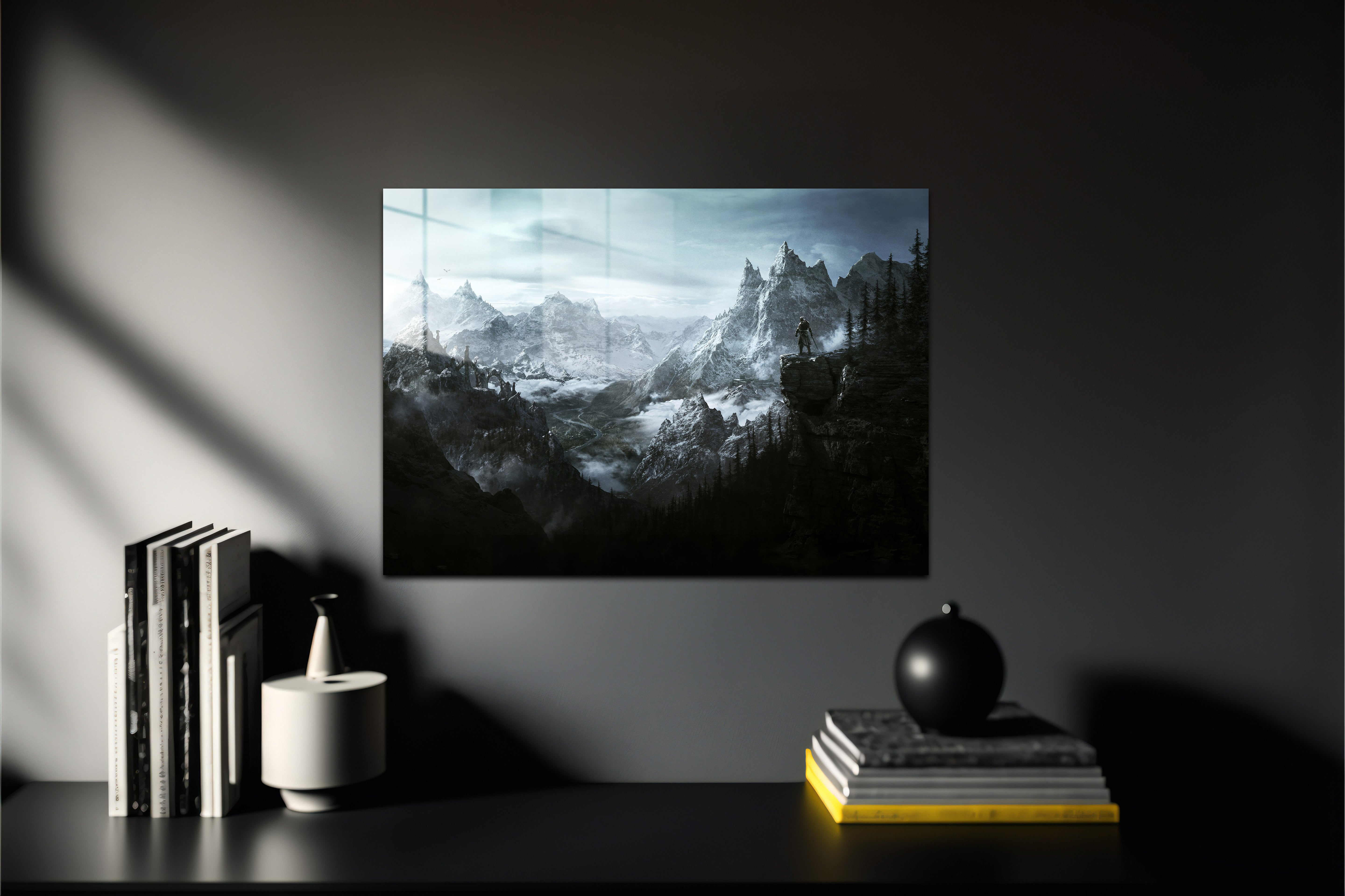 Skyrim Dragonborn Metal Poster 839