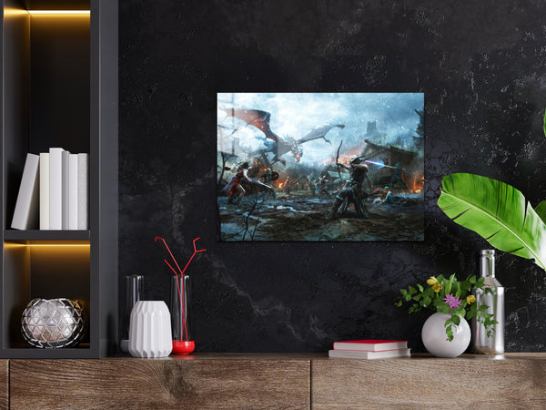 Skyrim Dragonborn Metal Poster 840