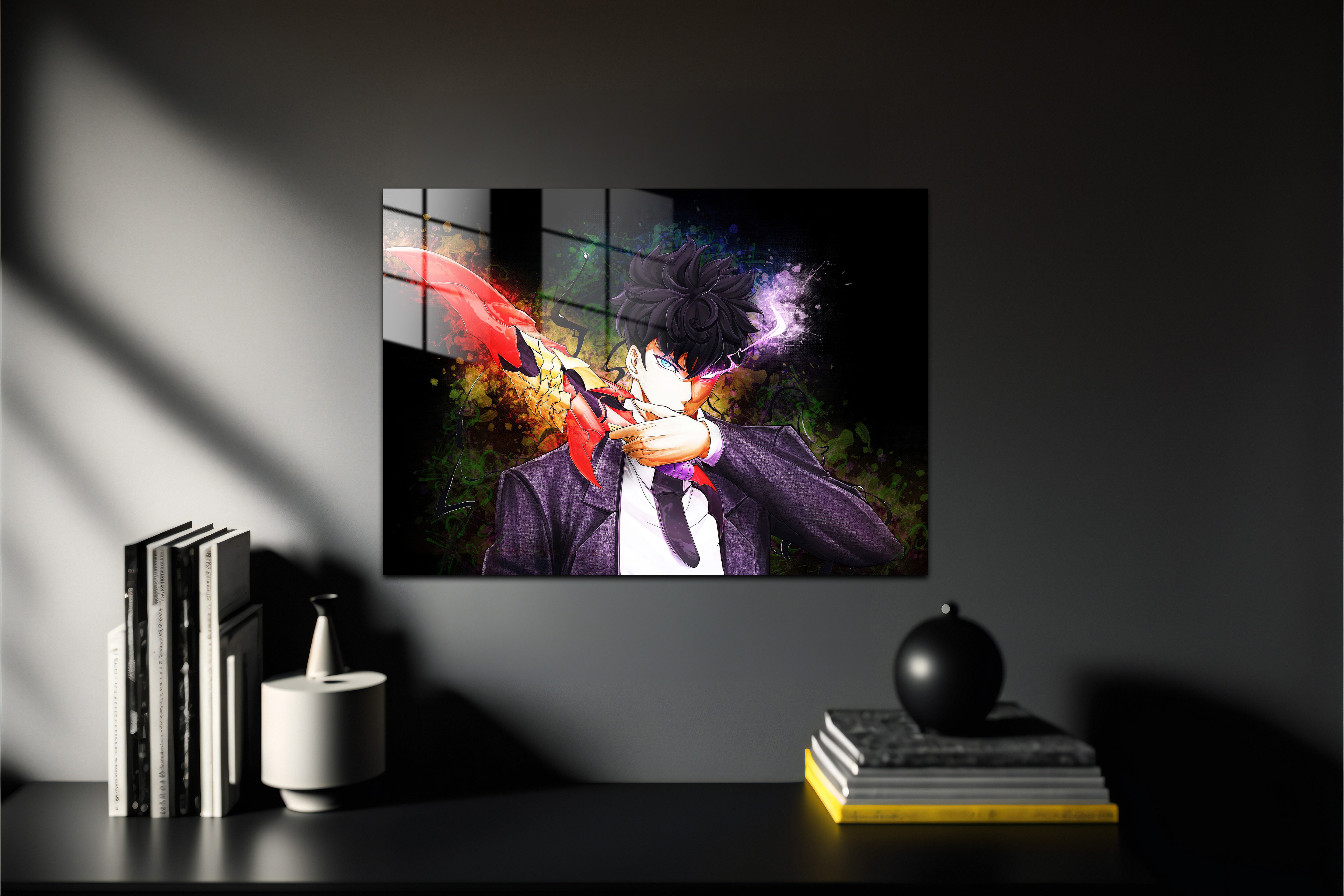 Solo Leveling Sung Jinwoo Metal Poster 843