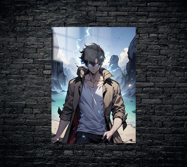 Solo Leveling Sung Jinwoo Metal Poster 841