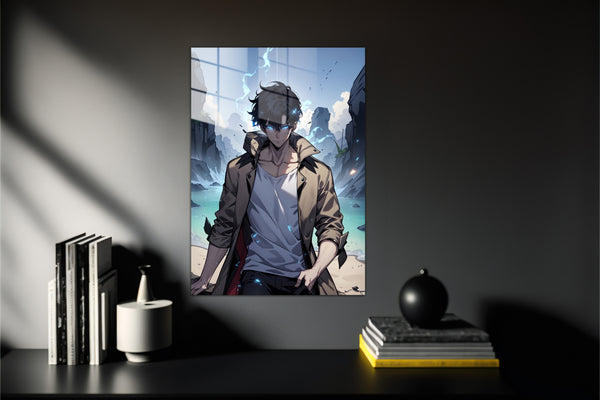 Solo Leveling Sung Jinwoo Metal Poster 841