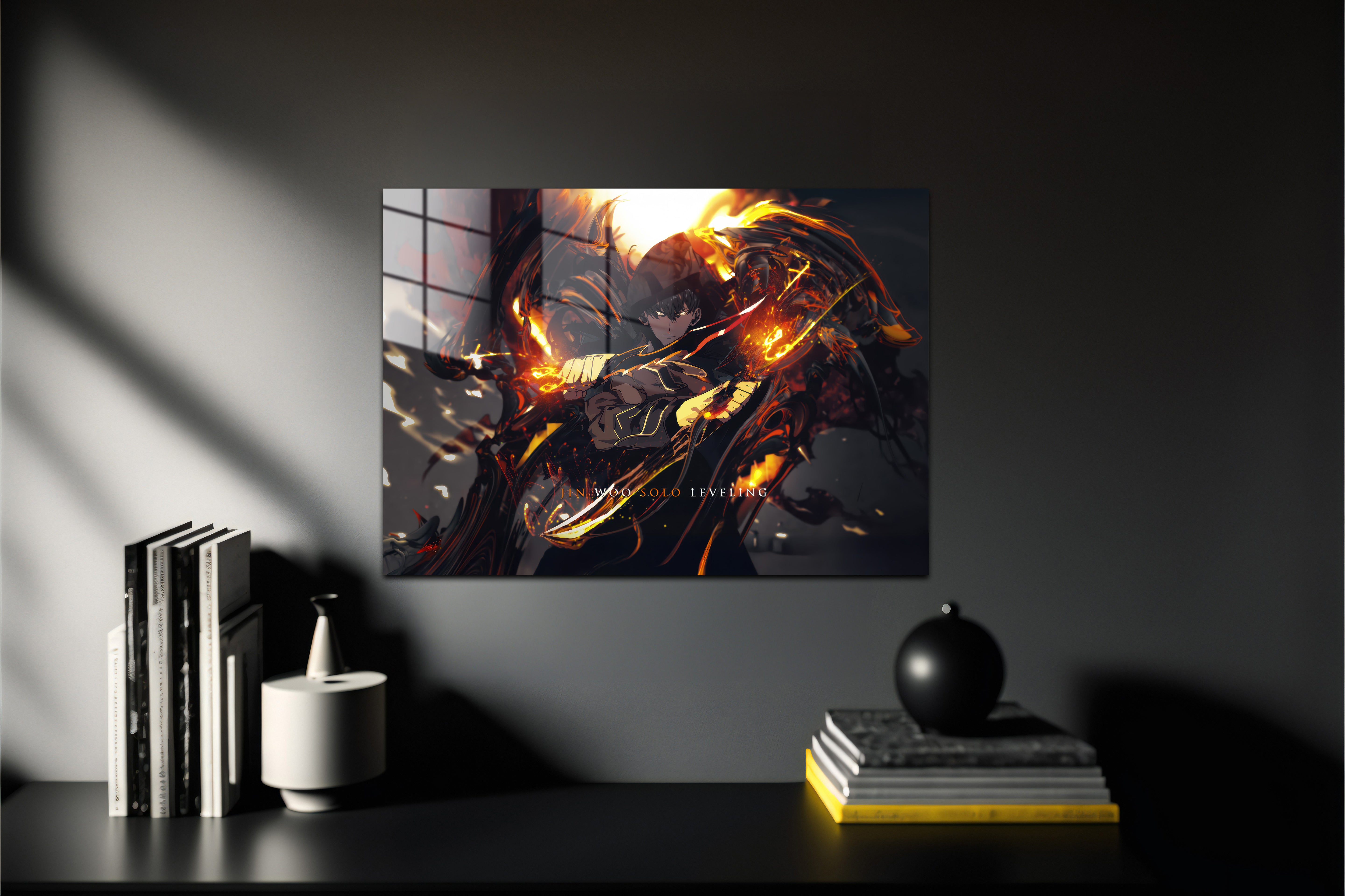 Solo Leveling Sung Jinwoo Metal Poster 846