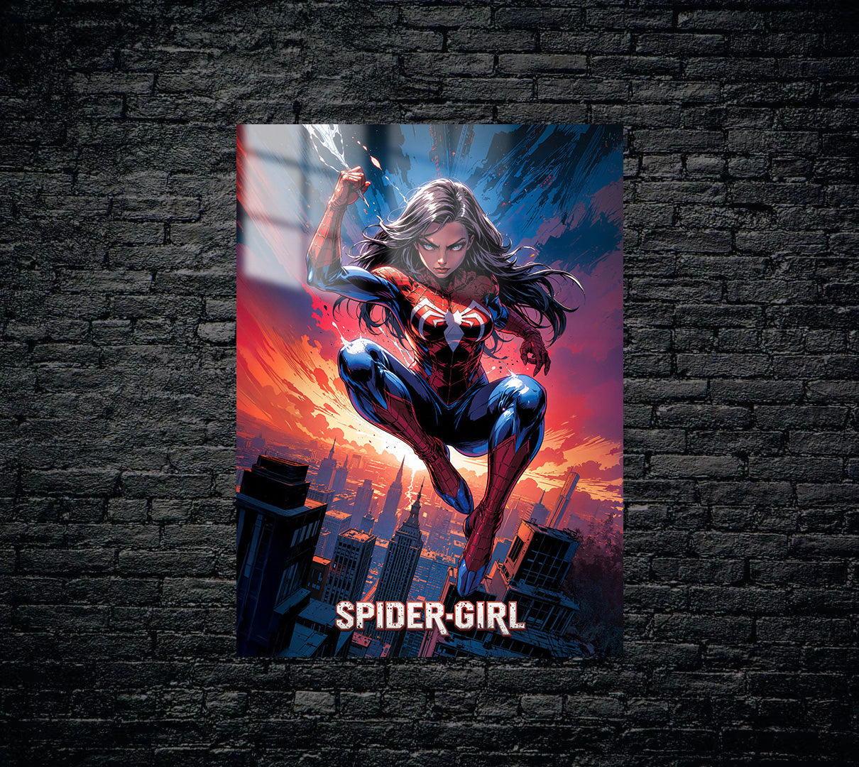 Spiderman Spider Girl Metal Poster 855