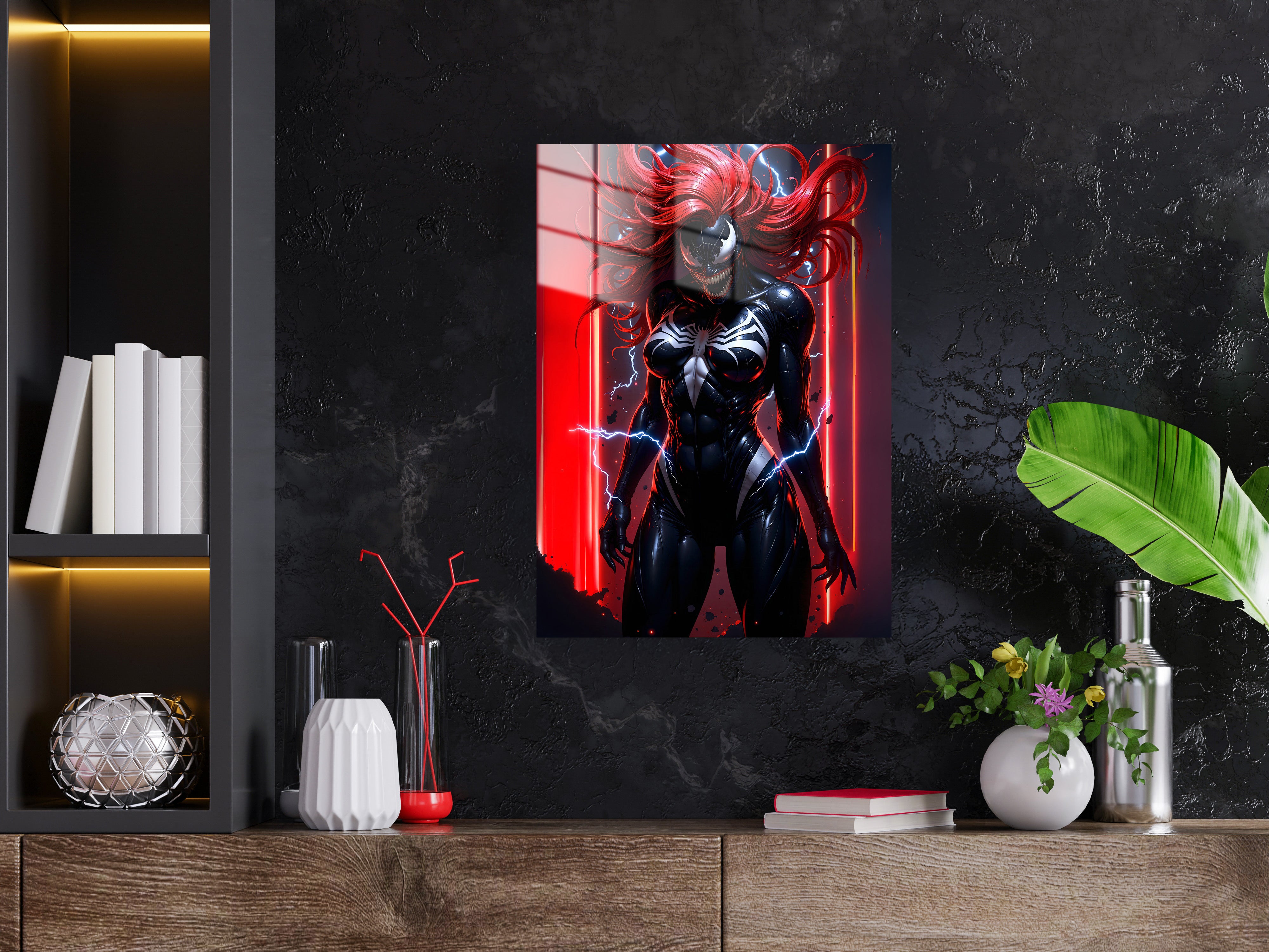 Spiderman Venom Kadın Metal Poster 857