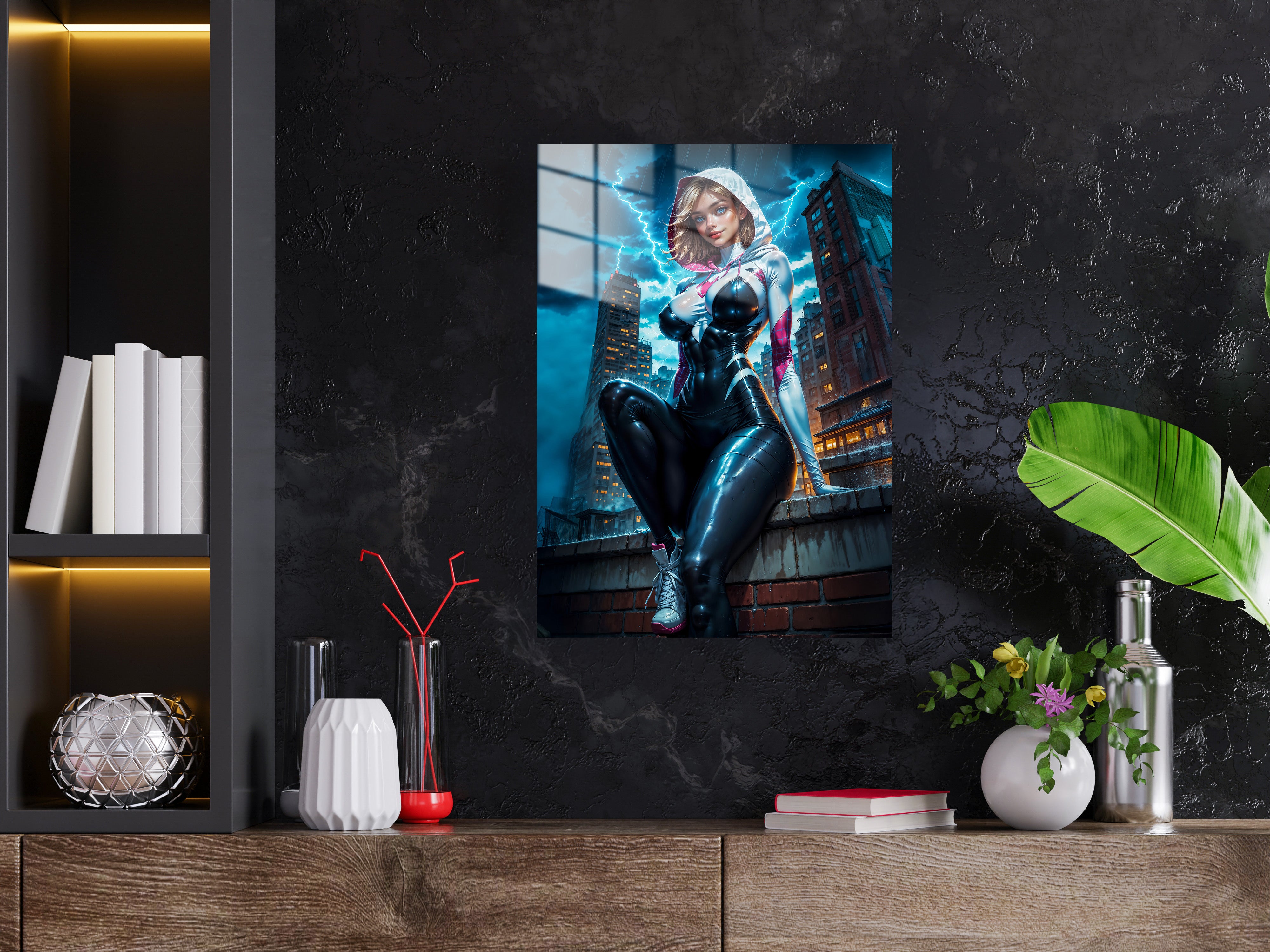 Spiderman Spider Gwen Metal Poster 861