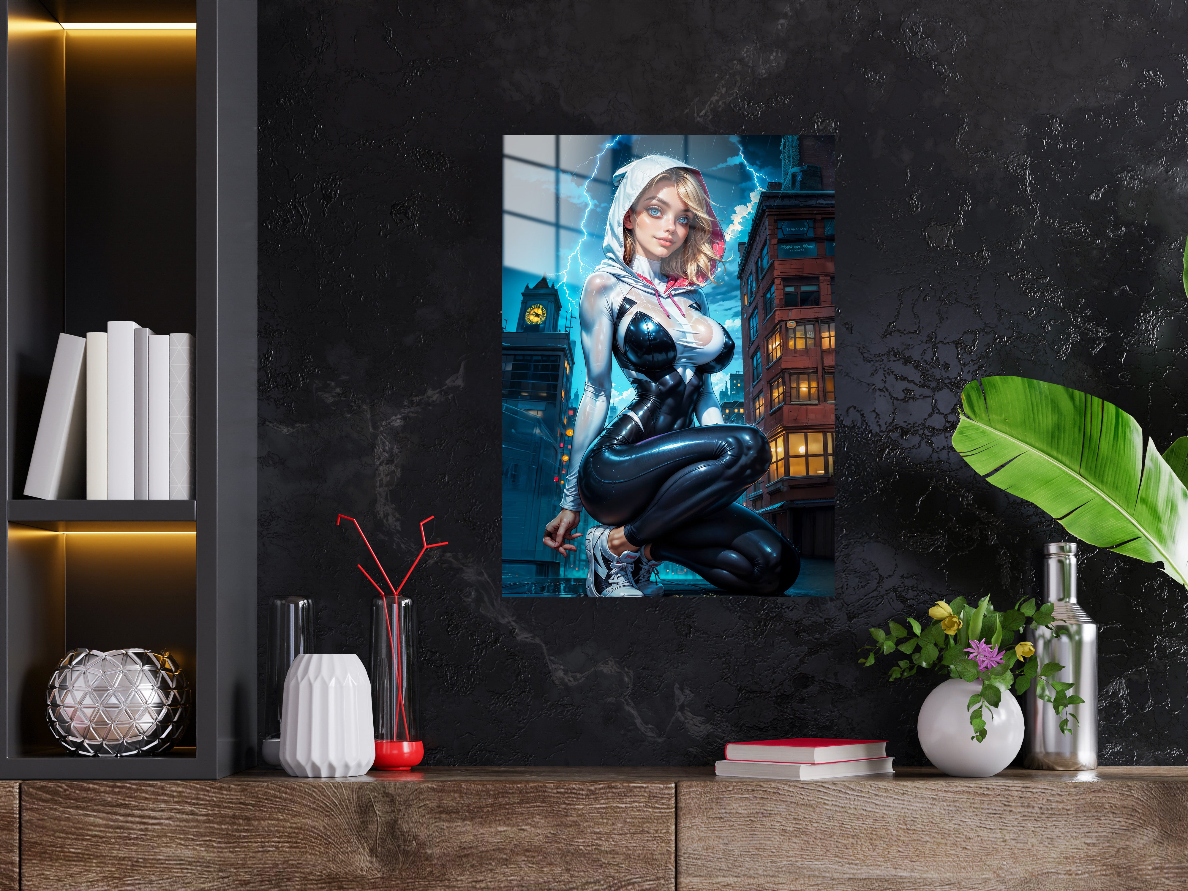 Spiderman Spider Gwen Metal Poster 862