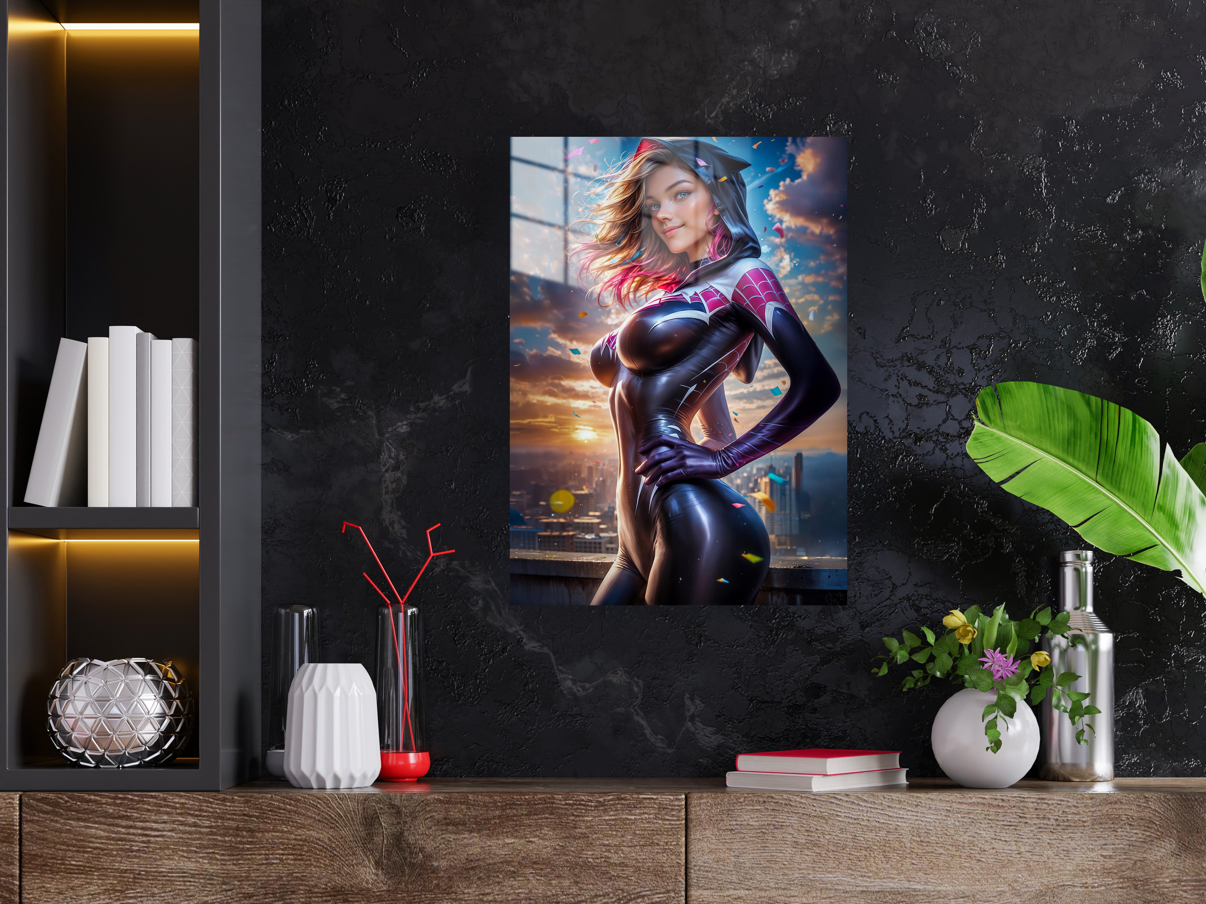 Spiderman Spider Gwen Metal Poster 863