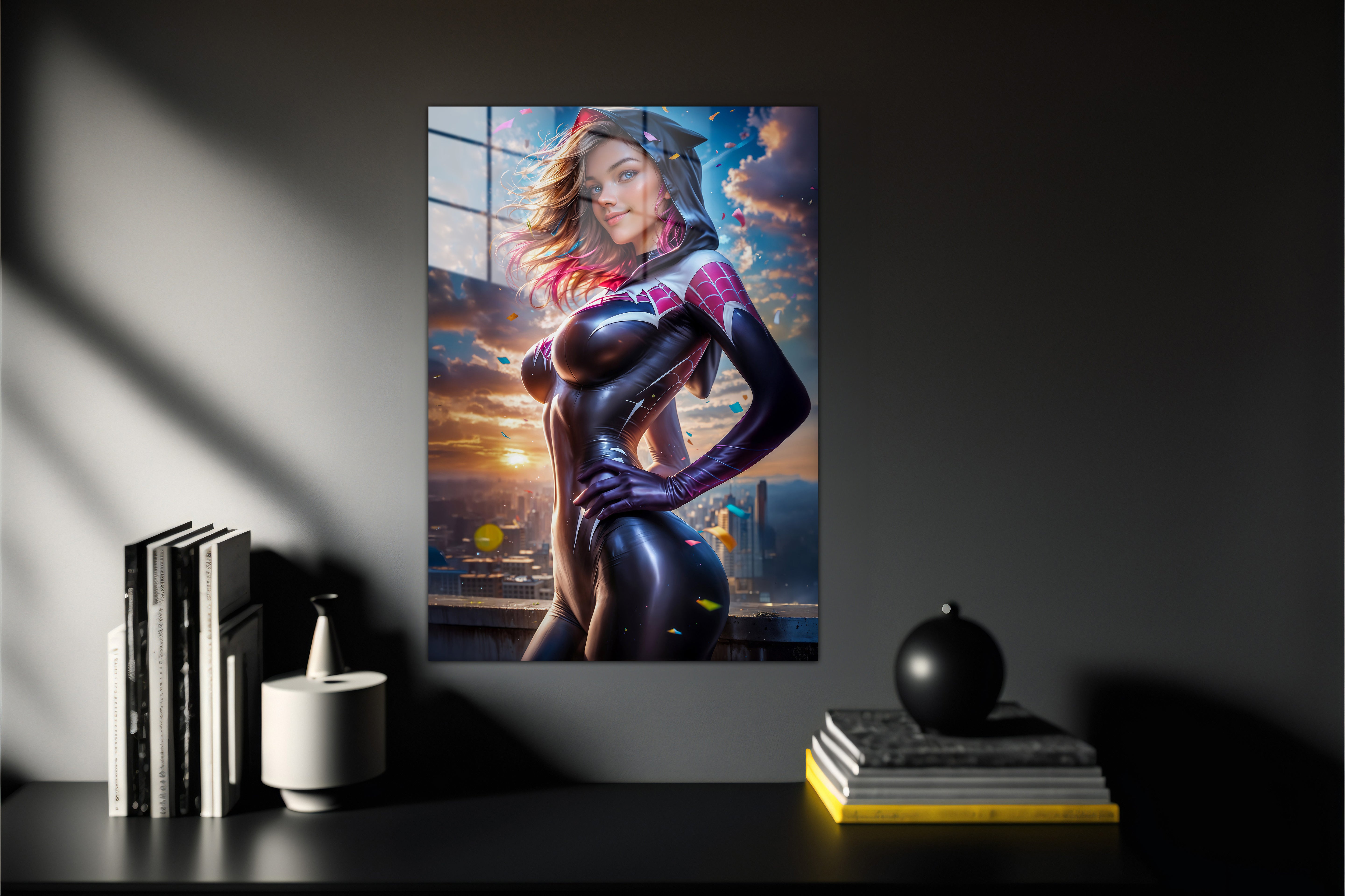 Spiderman Spider Gwen Metal Poster 863