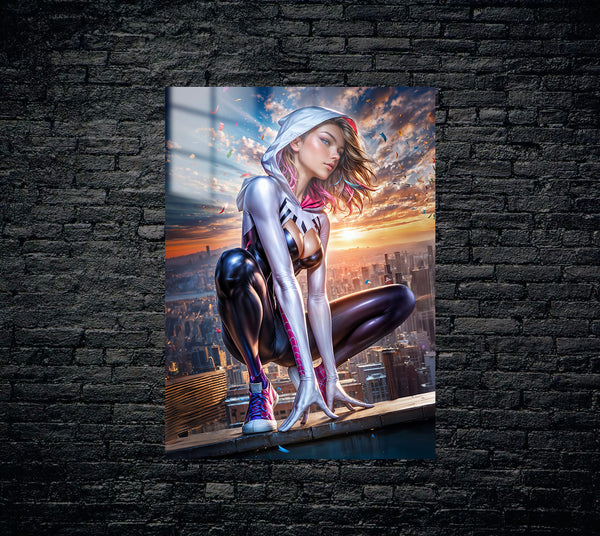 Spiderman Spider Gwen Metal Poster 867