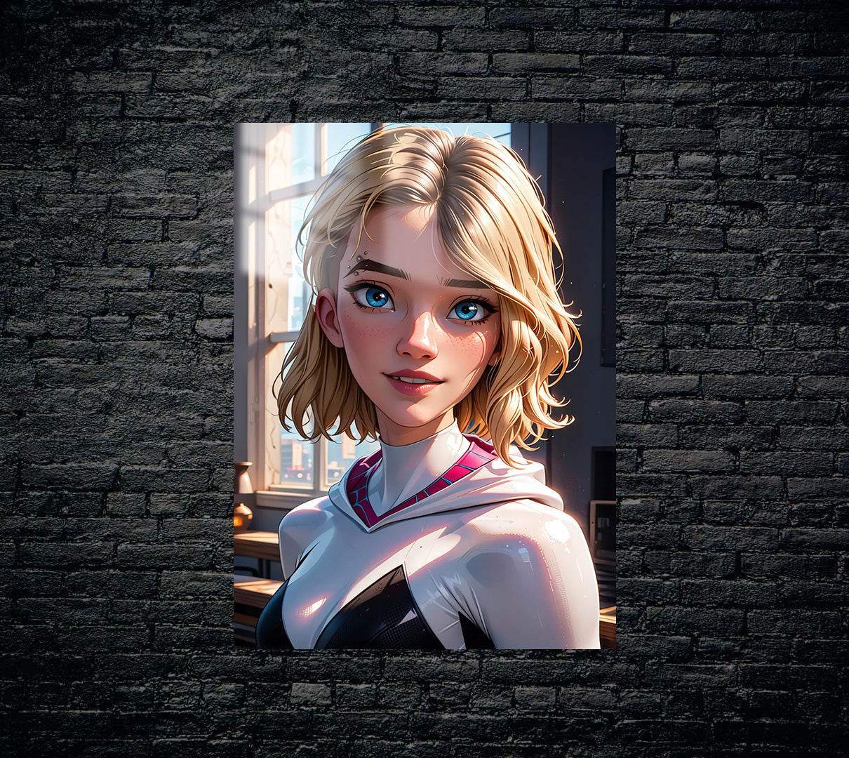 Spiderman Spider Gwen Metal Poster 864