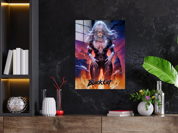Spiderman Black Cat Metal Poster 874