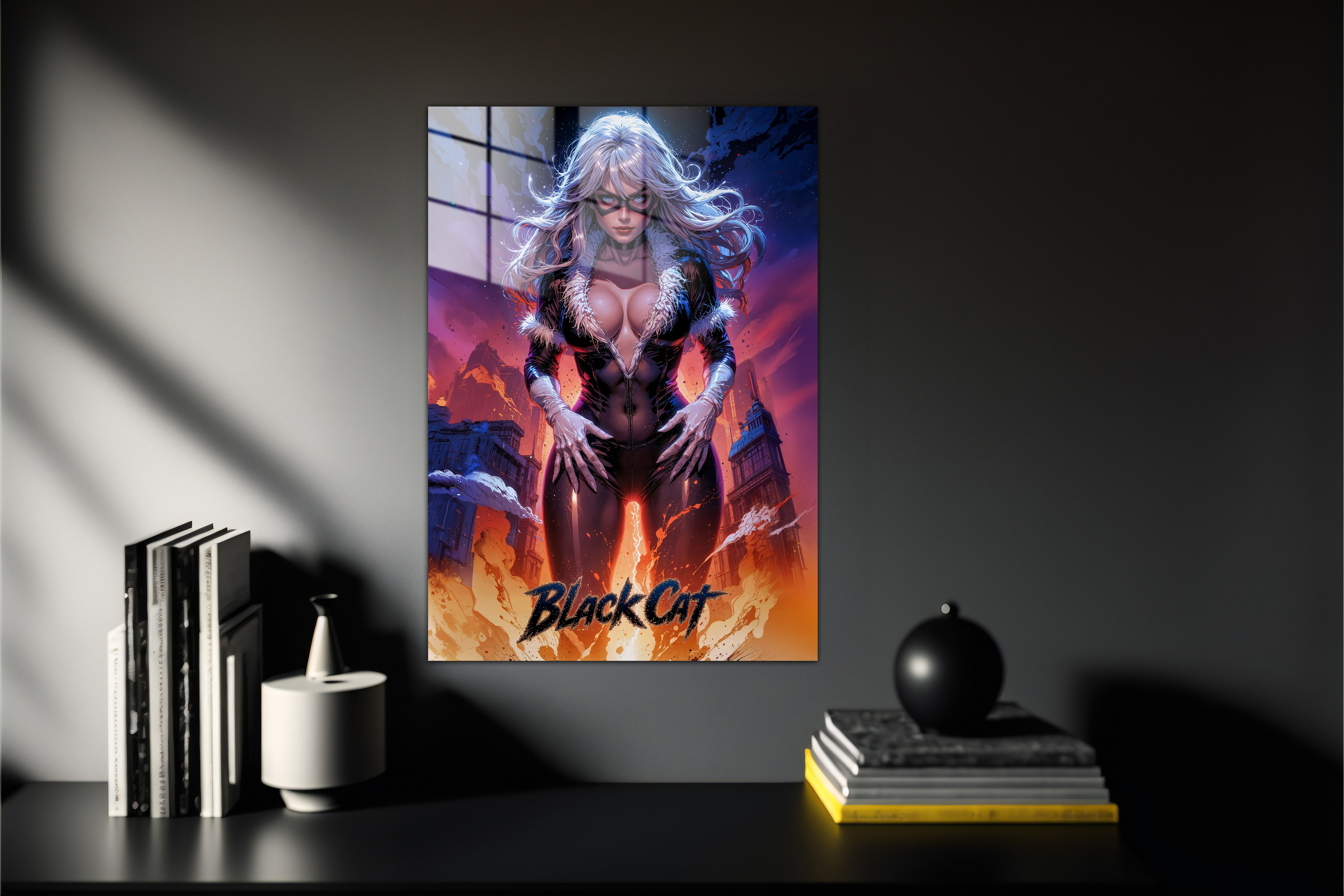 Spiderman Black Cat Metal Poster 874