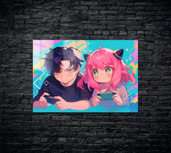Spy x Family Anya Damian Metal Poster 879