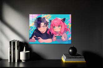 Spy x Family Anya Damian Metal Poster 879
