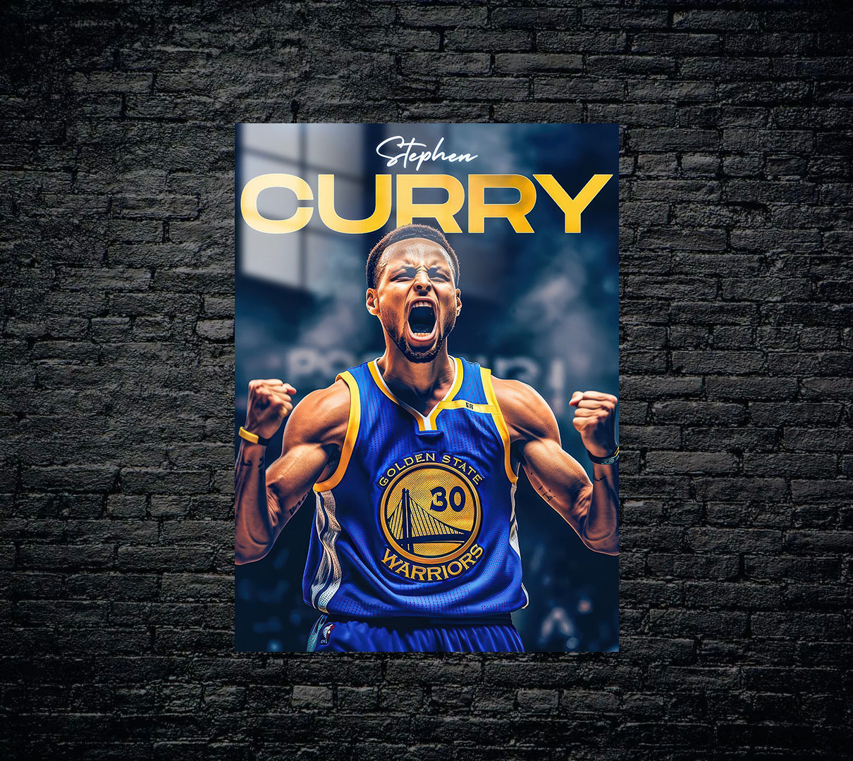 Stephen Curry Metal Poster 1452