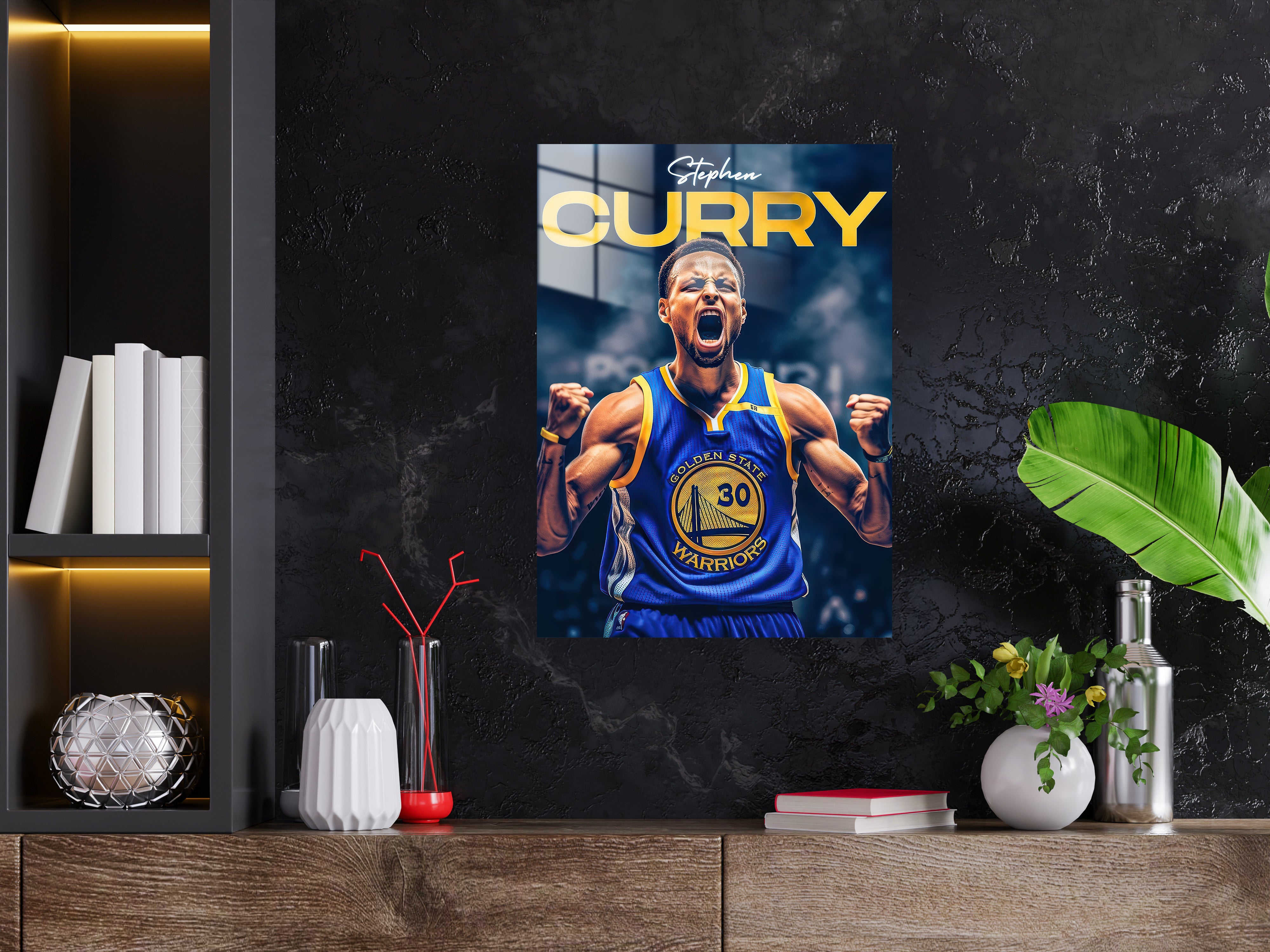 Stephen Curry Metal Poster 1452