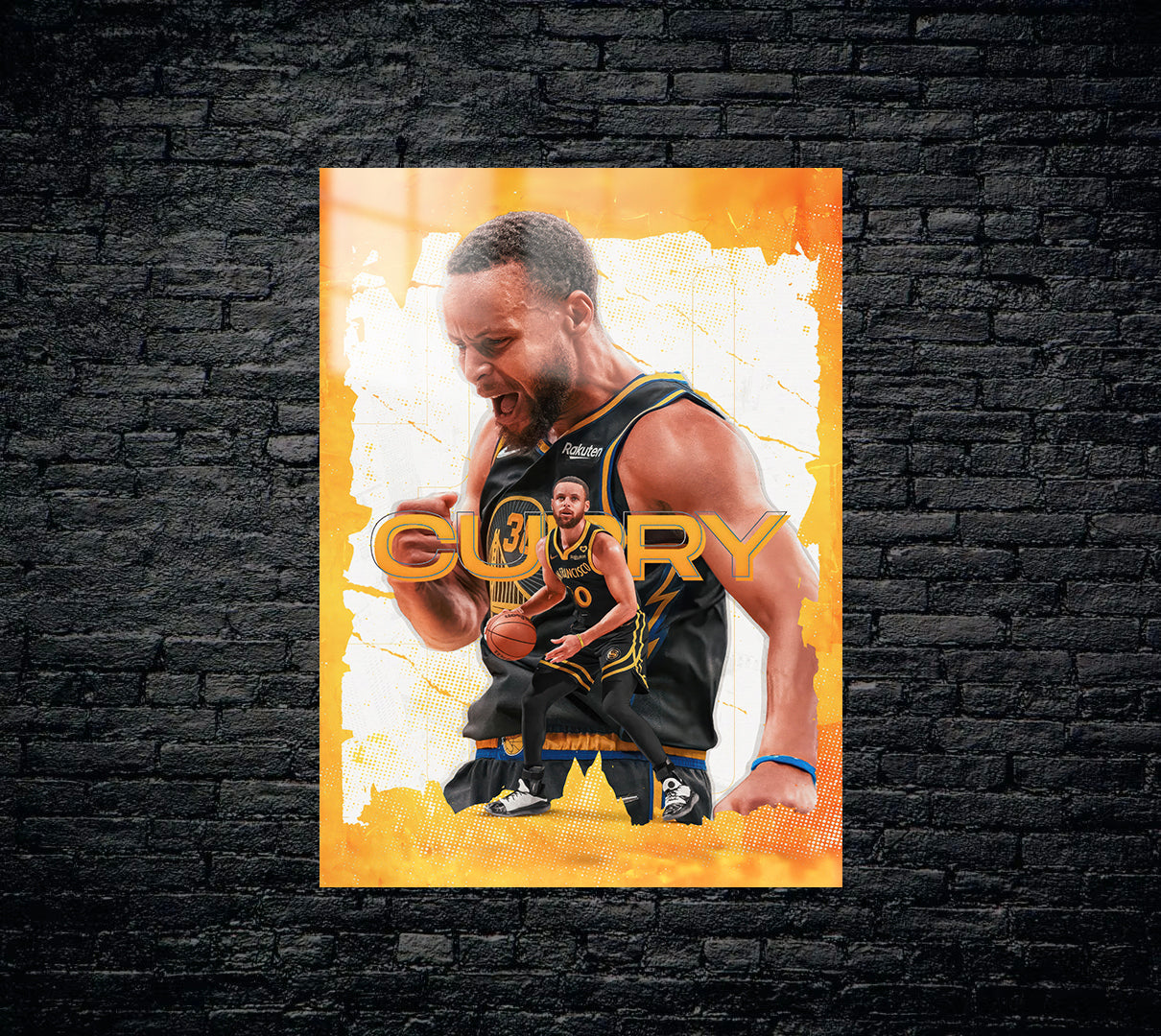 Stephen Curry Metal Poster 1453