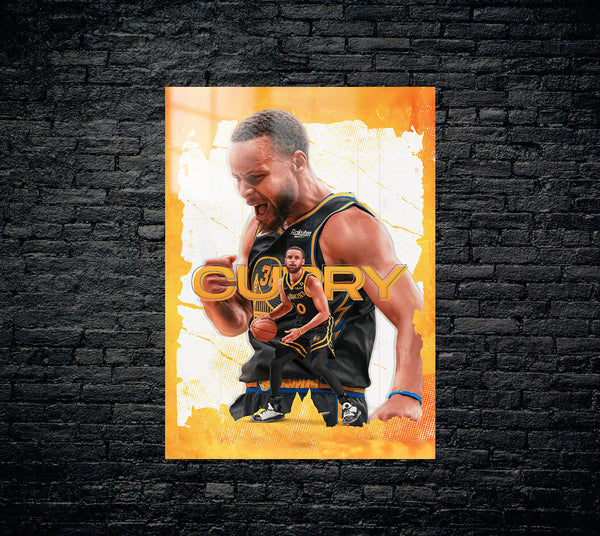 Stephen Curry Metal Poster 1453