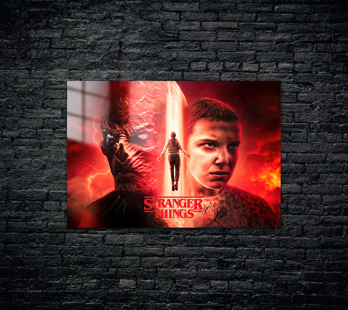 Stranger Things Metal Poster 1070