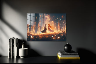 Sword Art Online Asuna Kirito Metal Poster 891