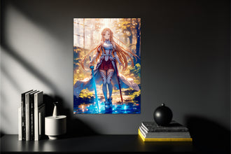 Sword Art Online Asuna Metal Poster 893