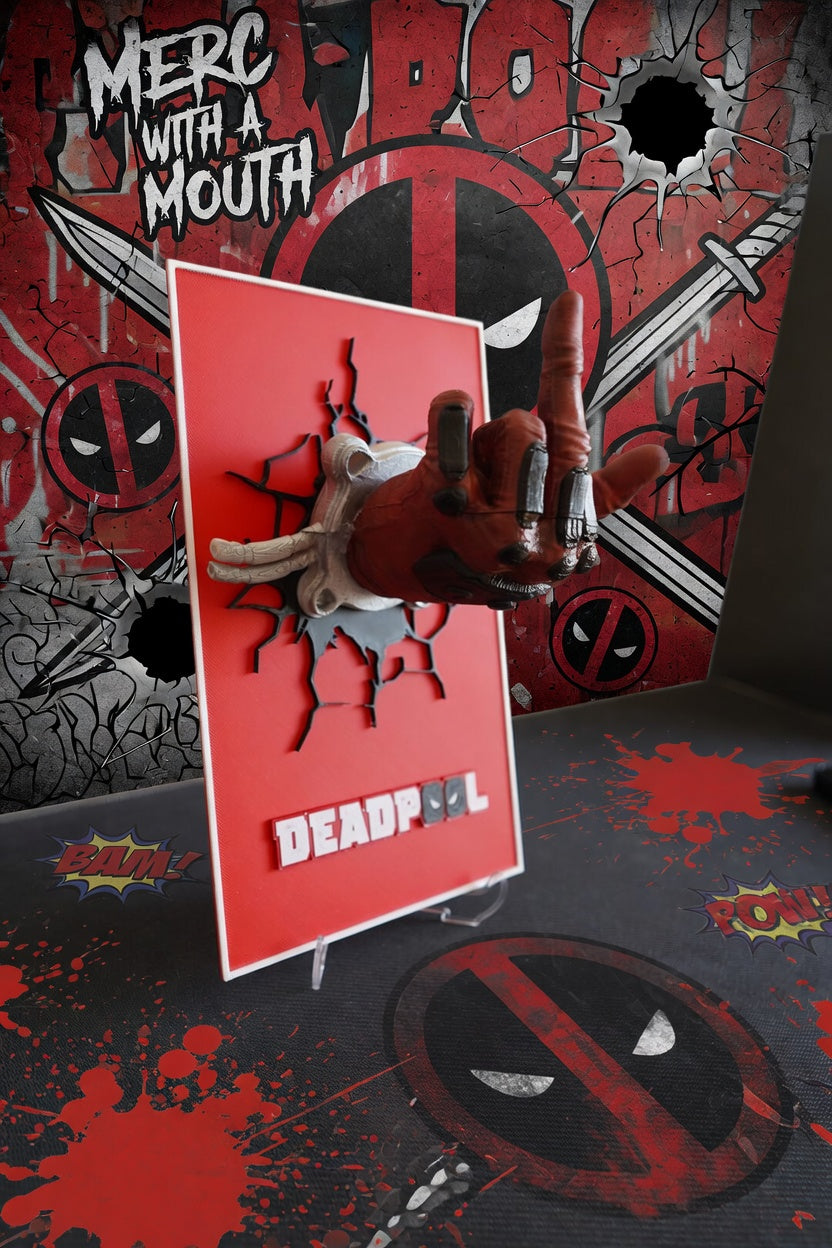 Deadpool 3 Boyutlu Figür Poster