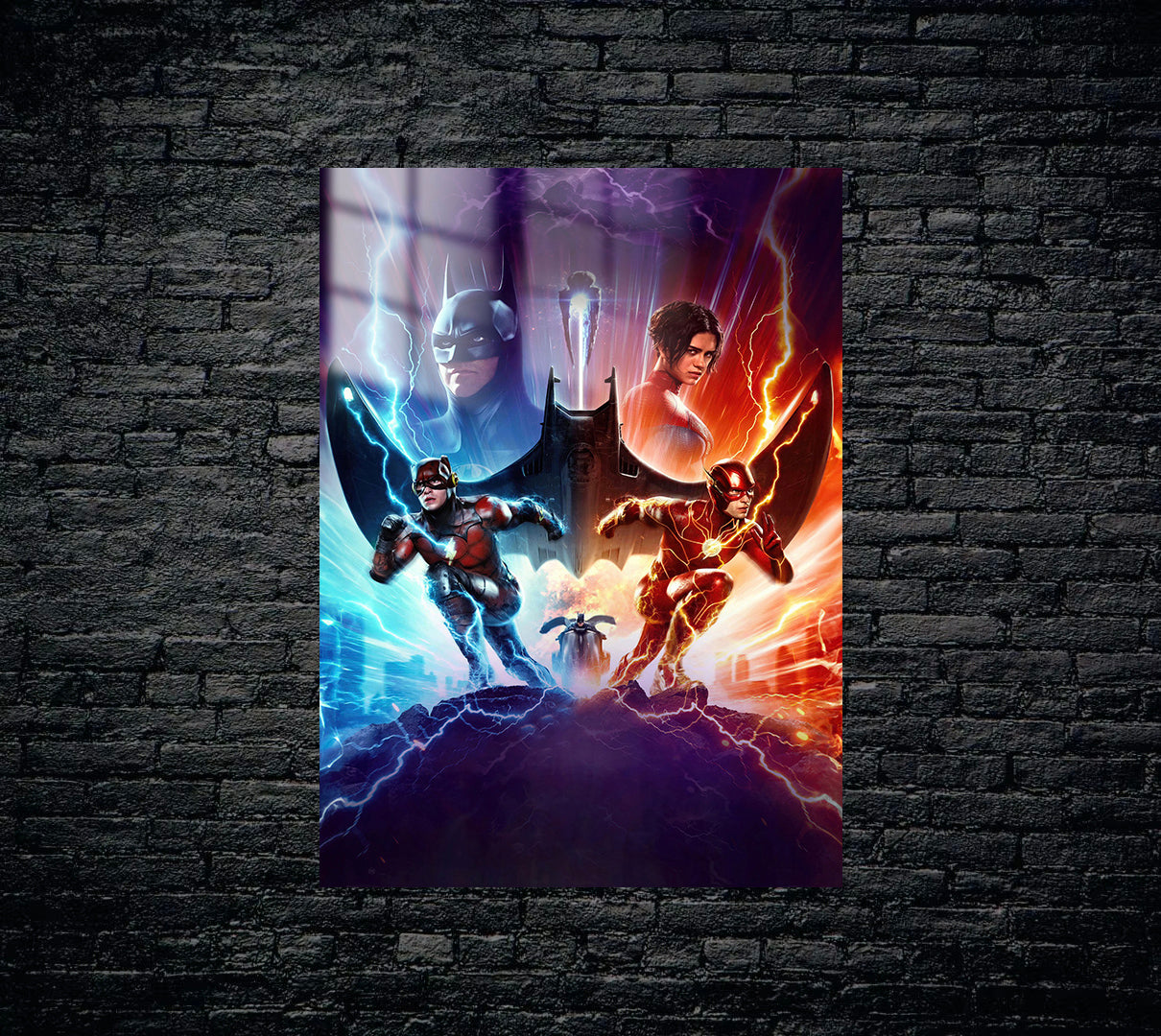 The Flash Metal Poster 1080