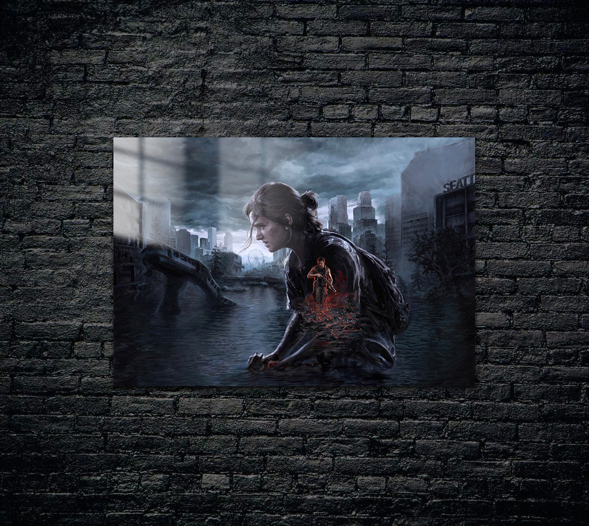The Last of Us Ellie Metal Poster 896