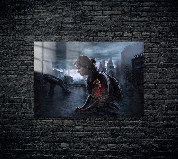 The Last of Us Ellie Metal Poster 896