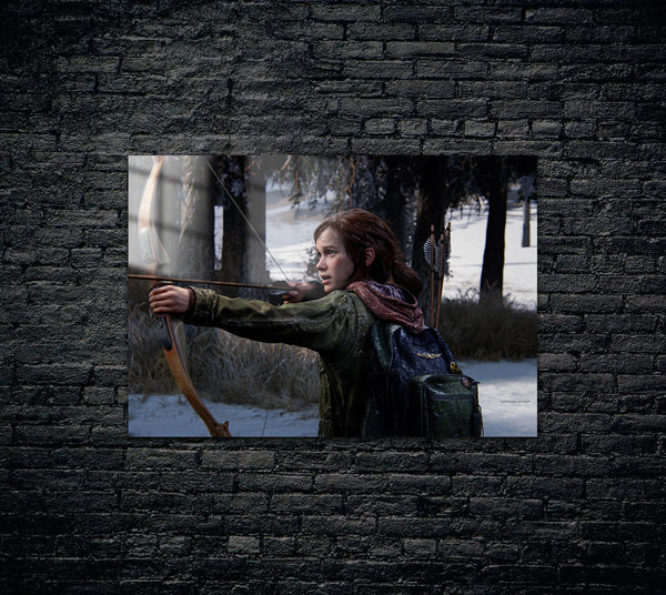 The Last of Us Ellie Metal Poster 907