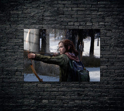 The Last of Us Ellie Metal Poster 907