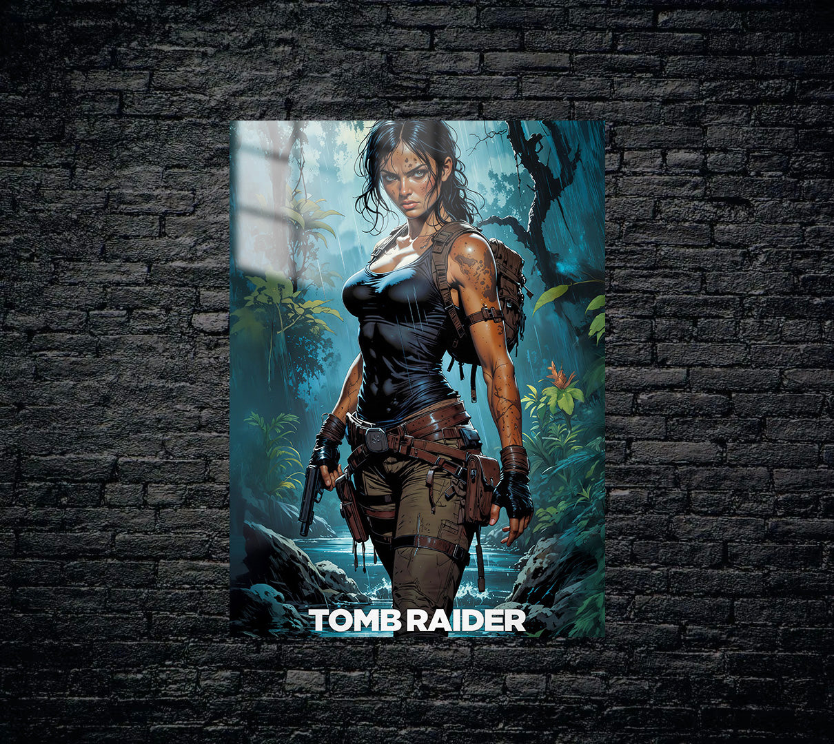 Tomb Raider Metal Poster 926