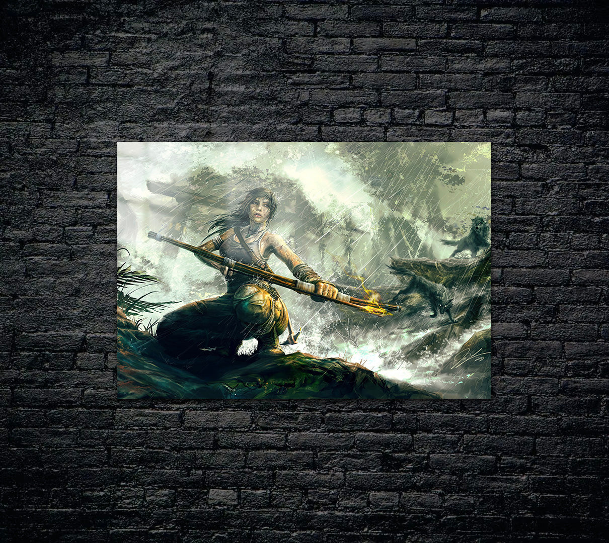 Tomb Raider Metal Poster 930