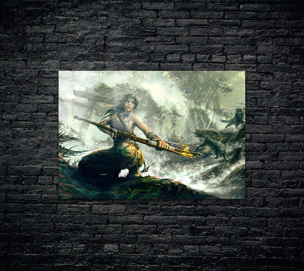 Tomb Raider Metal Poster 930