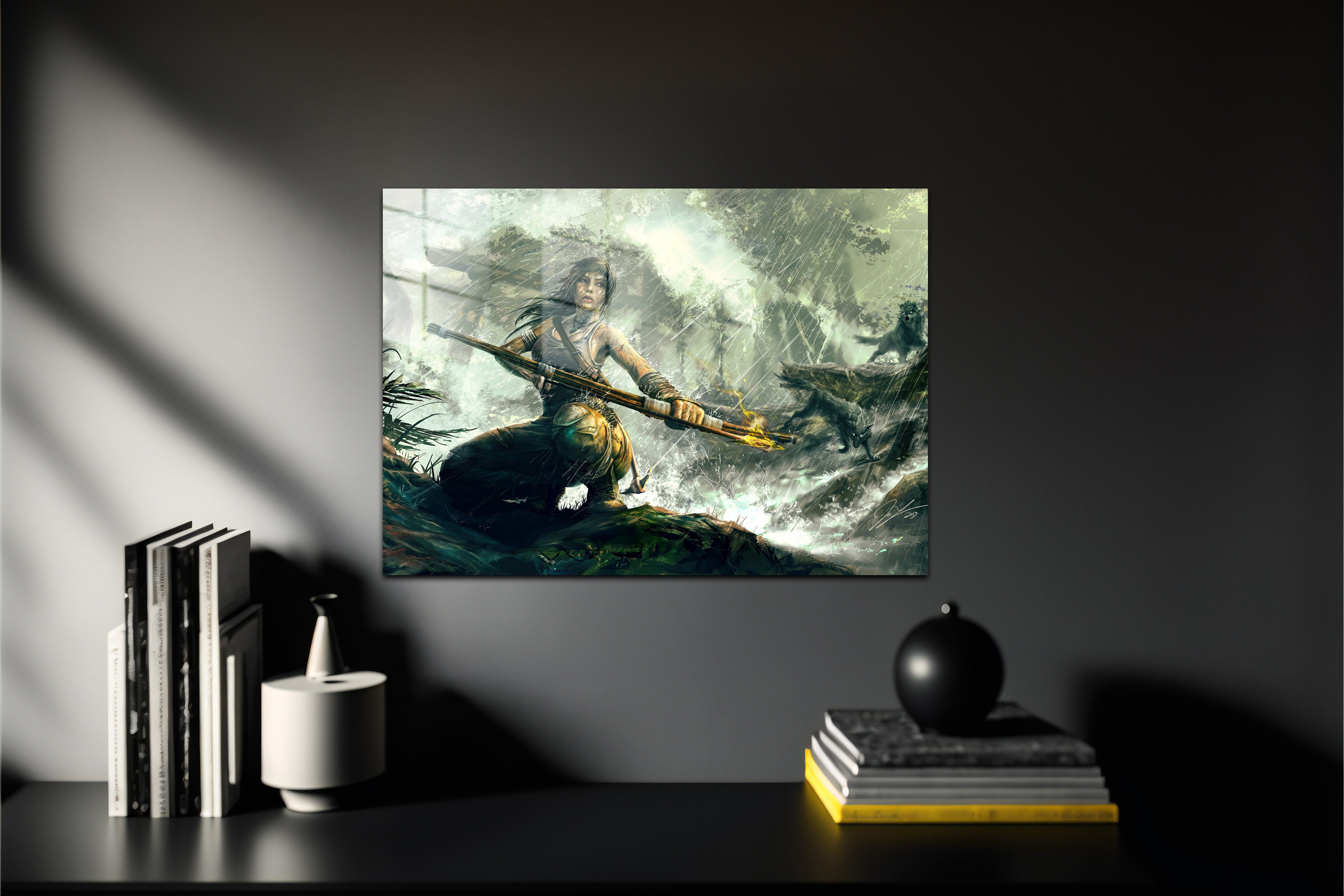 Tomb Raider Metal Poster 930