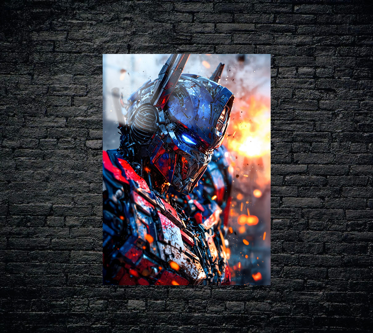 Transformers Optimus Prime Metal Poster 1281