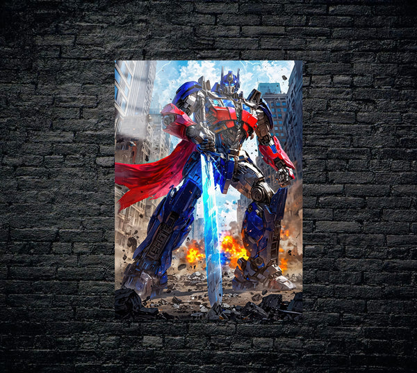 Transformers Optimus Prime Metal Poster 1276
