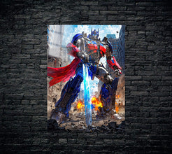 Transformers Optimus Prime Metal Poster 1276