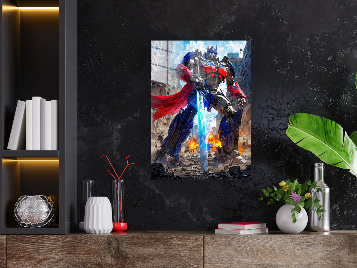 Transformers Optimus Prime Metal Poster 1276