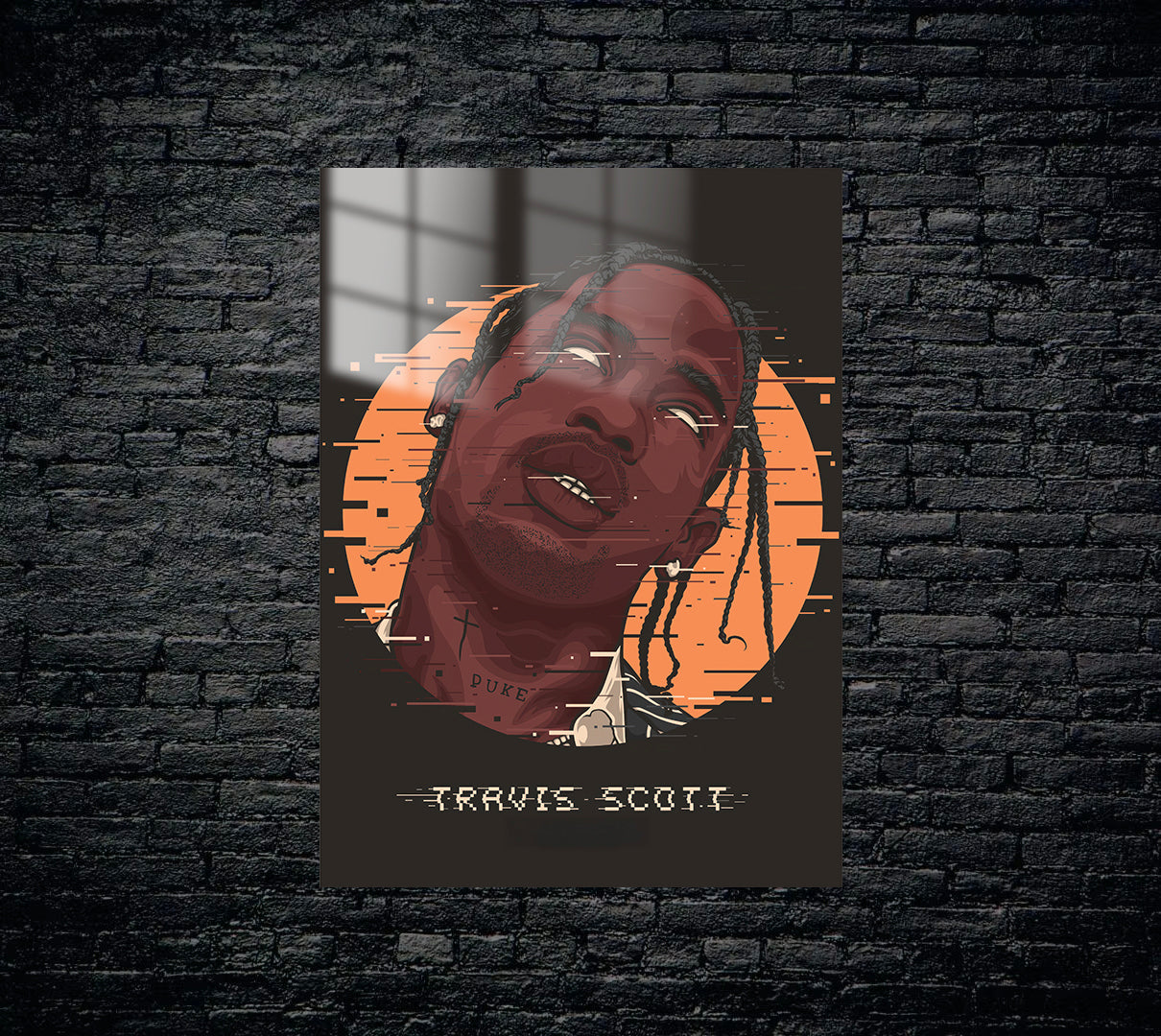 Travis Scott Metal Poster 1539