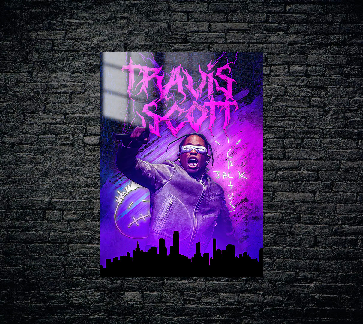 Travis Scott Metal Poster 1540