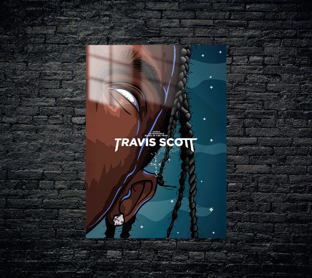 Travis Scott Metal Poster 1541