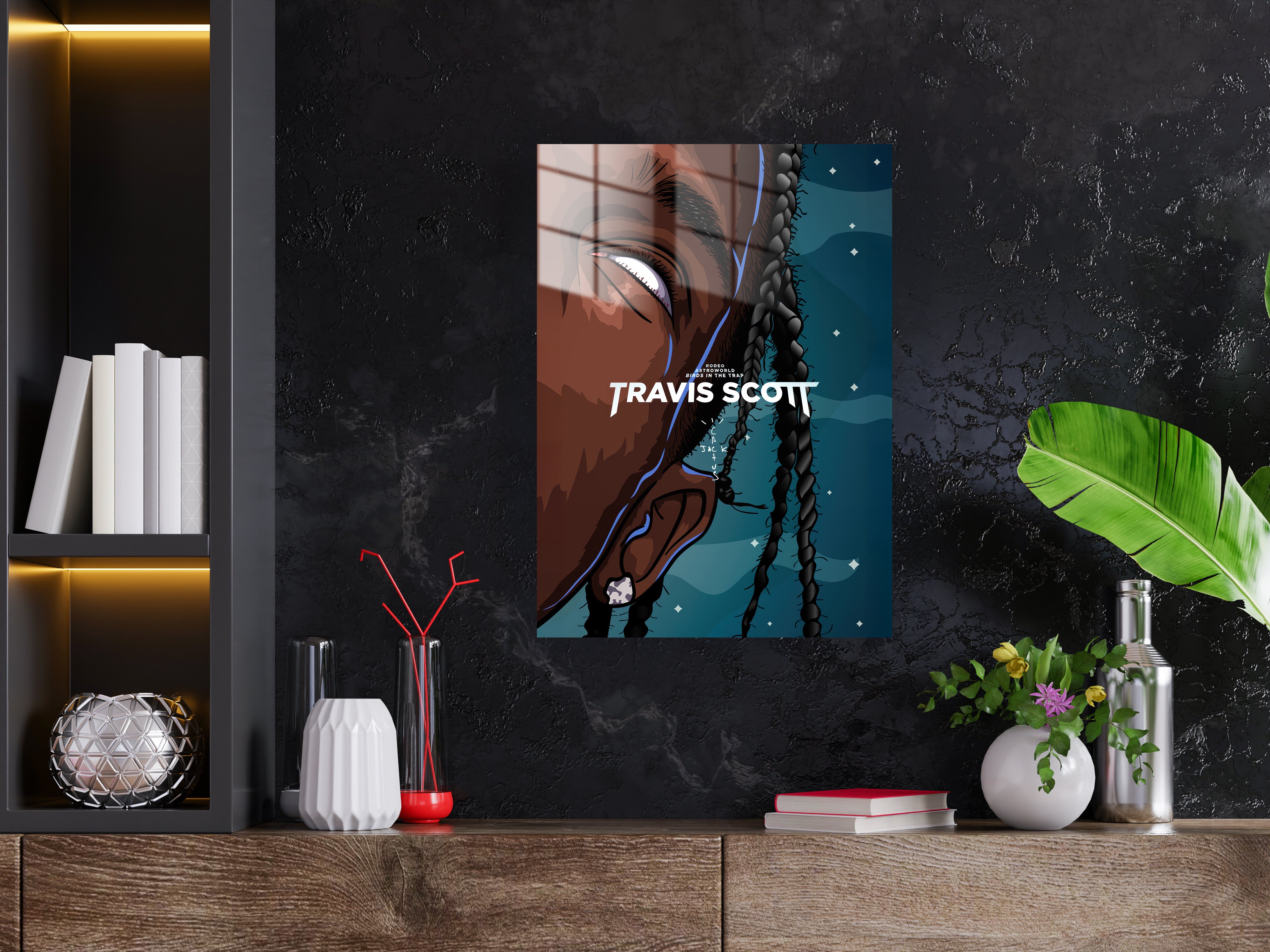 Travis Scott Metal Poster 1541