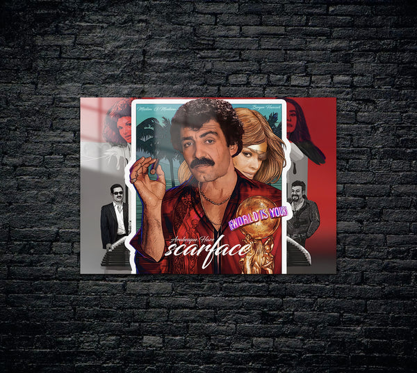 Müslüm Gürses Metal Poster 1546