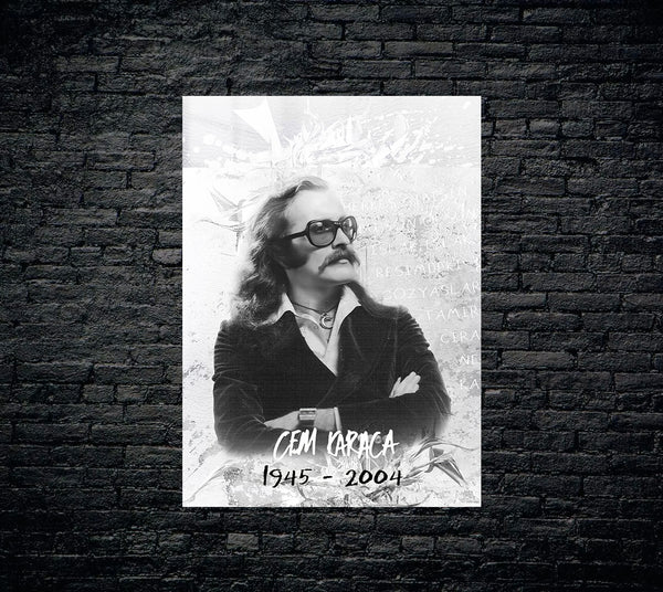 Cem Karaca Metal Poster 1553