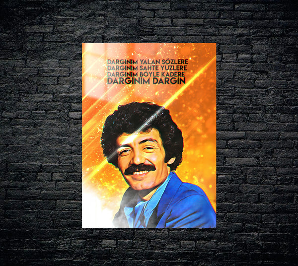Müslüm Gürses Metal Poster 1547