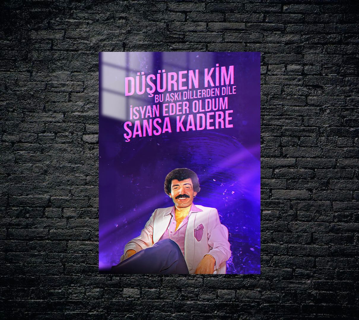 Müslüm Gürses Metal Poster 1549