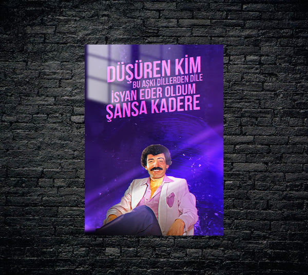 Müslüm Gürses Metal Poster 1549