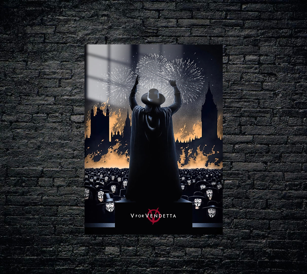 V for Vendetta Metal Poster 1280