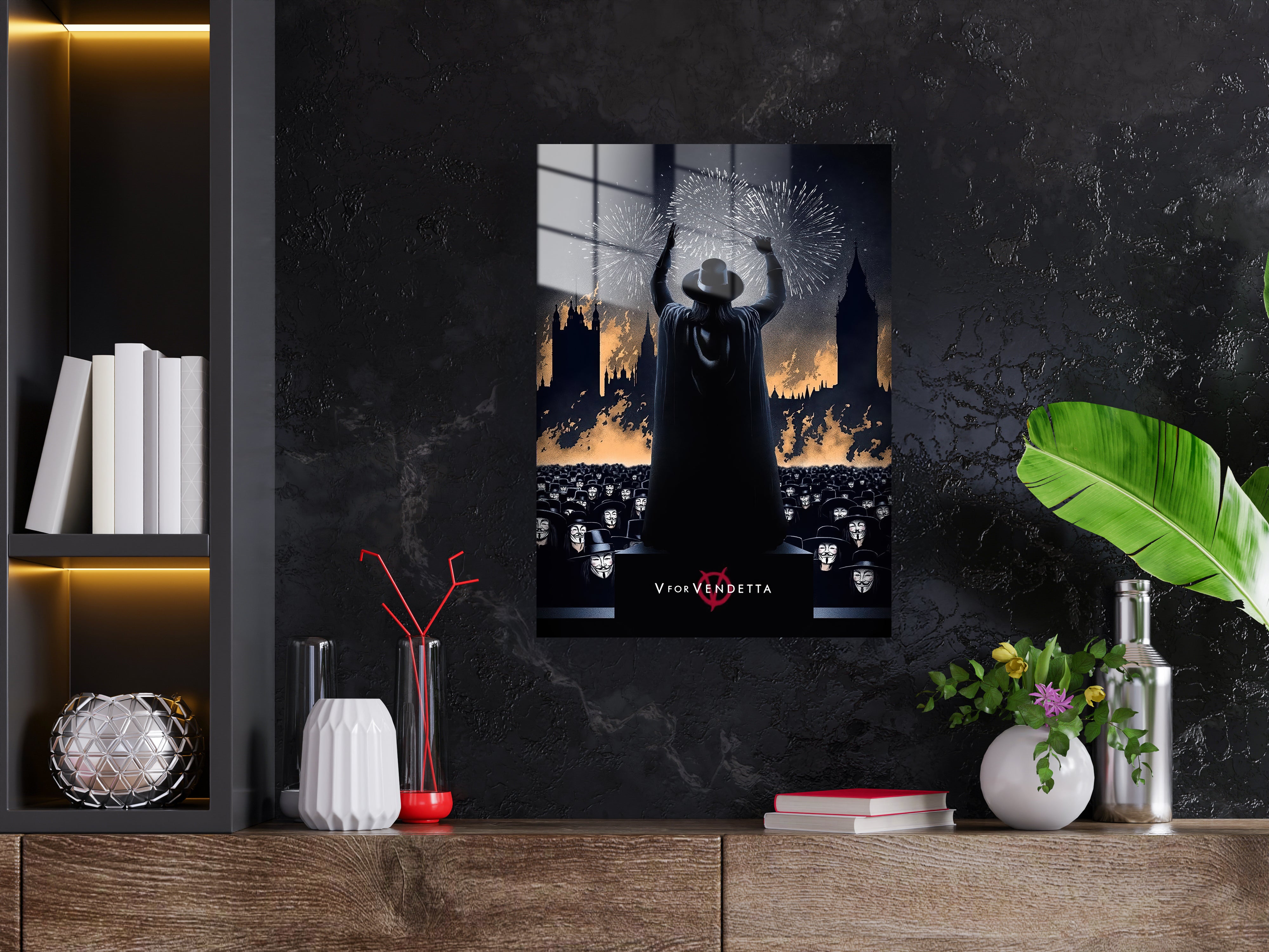 V for Vendetta Metal Poster 1280